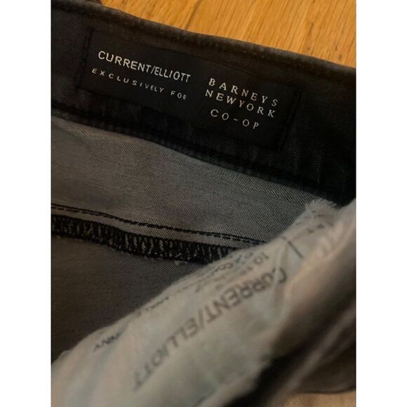 Current/Elliott Women's Two-Tone white/black low rise Skinny Jeans Size 27 - Picture 6 of 10